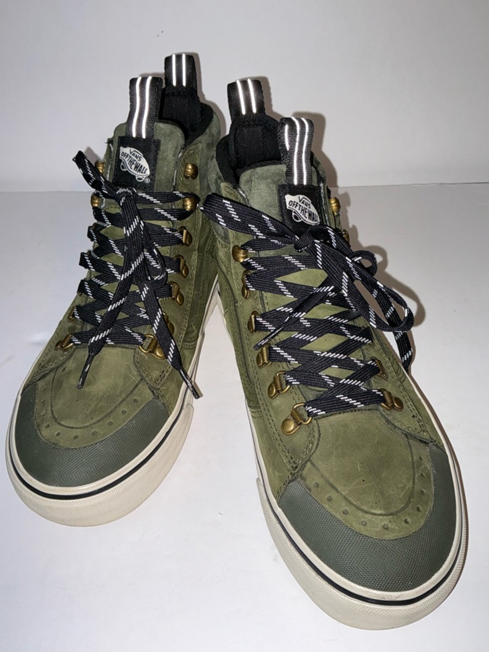 Vans Sk8 Hi MTE Green Suede Boots, Men’s 8 - Women’s 9.5